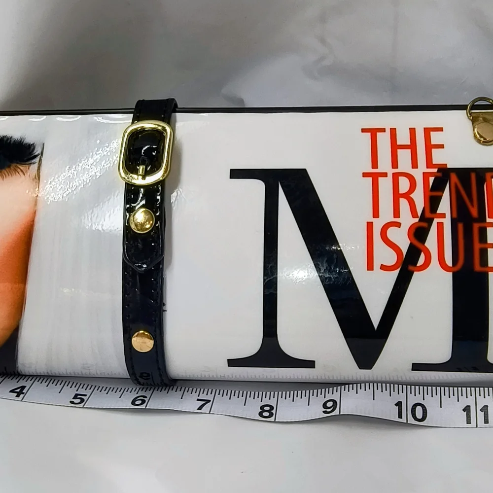 Unbranded Chic Clutch Magazine‎ Cover Design in Black, White, & Gold